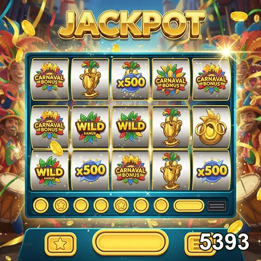 Tela de celular exibindo slots online com prêmio de jackpot